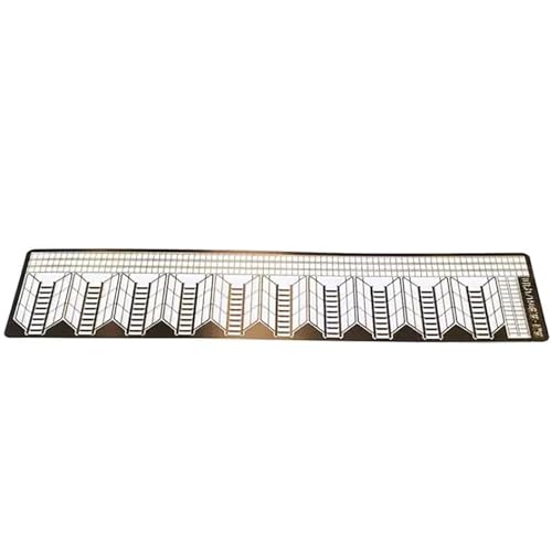 Modellschiff-Ätzleiter 1:72 1:100 1:150 1:200 Messing-Ätzblech-Mikrotreppe for Die Montage Ferngesteuerter Boote(1/150) von AGSDGAWD