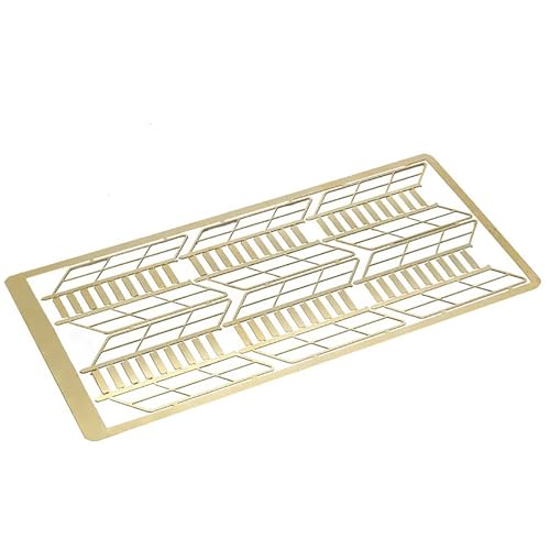 Modellschiff-Ätzleiter 1:72 1:100 1:150 1:200 Messing-Ätzblech-Mikrotreppe for Die Montage Ferngesteuerter Boote(1/72) von AGSDGAWD