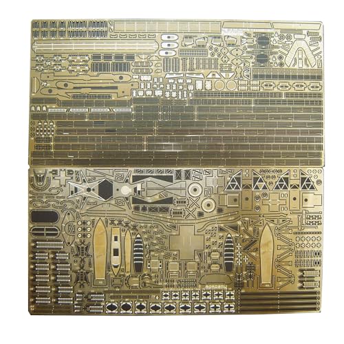 PE-Upgrade-Set Für Schlachtschiff HMS Warspite Maßstab 1/350 – Messing-Ätzteile-Detailset Royal Navy Für Schiffsmodellbau-Enthusiasten von AGSDGAWD
