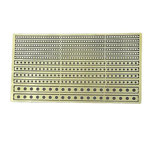Perforierte Deckstreifen Im Maßstab 1/700, Fotogeätzte Messing-Umbauteile for Schiffsmodelle Aus Dem Zweiten Weltkrieg von AGSDGAWD