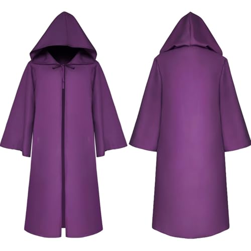 AGYMNX Geister Umhang mit Kapuze Halloween Kostüm Mittelalter Umhang Kapuzenumhang Erwachsener Vampir Gruselige Ghost Mantel Halloween Karneval Kostüm für Herren Violett M AGYMNX Geister Umhang mit Kapuze Halloween Kostüm Mittelalter Umhang Kapuzenumhang Erwachsener Vampir Gruselige Ghost Mantel Halloween Karneval Kostüm für Herren Violett M von AGYMNX