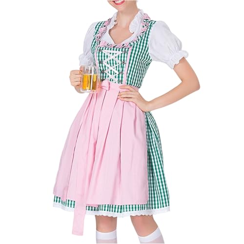 AHAKLO Oktoberfest Damen Outfit Schlicht Dirndl Samt Damen Midi Knielang Trachtenkleid Modern Barock Kleid Elegant Dirndl-Komplettsets Karneval Kostüme Frauen AHAKLO Oktoberfest Damen Outfit Schlicht Dirndl Samt Damen Midi Knielang Trachtenkleid Modern Barock Kleid Elegant Dirndl-Komplettsets Karneval Kostüme Frauen von AHAKLO