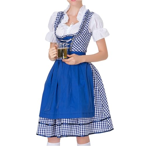 AHAKLO Oktoberfest Damen Outfit Schlicht Dirndl Samt Damen Midi Knielang Trachtenkleid Modern Barock Kleid Elegant Dirndl-Komplettsets Karneval Kostüme Frauen AHAKLO Oktoberfest Damen Outfit Schlicht Dirndl Samt Damen Midi Knielang Trachtenkleid Modern Barock Kleid Elegant Dirndl-Komplettsets Karneval Kostüme Frauen von AHAKLO