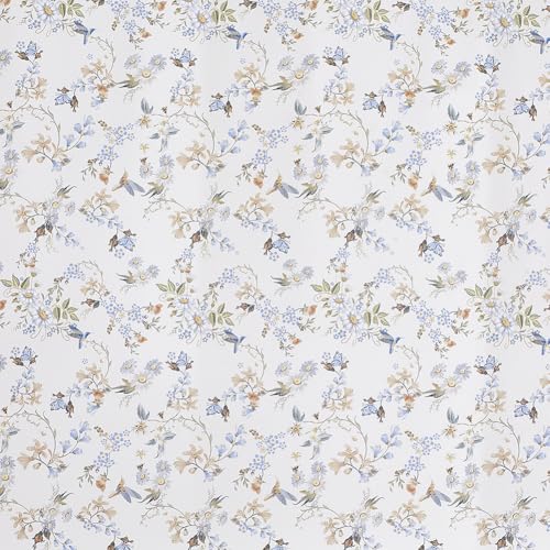 AHANDMAKER 2 Blatt Puppenhaus Tapete Dielen Wandaufkleber Bodenbelag Papier Glanzkarton 20"X14" Dielen Zubehör Für DIY Puppenhaus Blumenweiß von AHANDMAKER