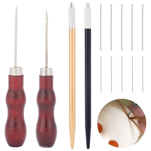 AHANDMAKER Puppenhaar Wurzelwerkzeug Reroot Rehair Werkzeuge Wurzelnadeln Aus Legierung Nähset Puppenhaar Herstellungszubehör Für DIY Näharbeiten AHANDMAKER Puppenhaar Wurzelwerkzeug Reroot Rehair Werkzeuge Wurzelnadeln Aus Legierung Nähset Puppenhaar Herstellungszubehör Für DIY Näharbeiten von AHANDMAKER