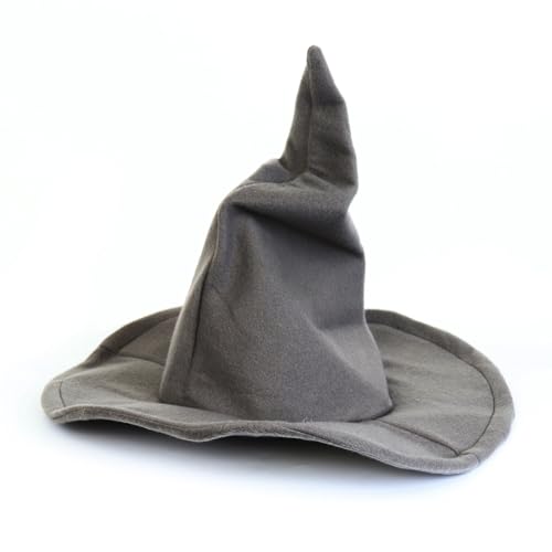 AHDMR Hexenhut für Halloween Hexenhut Spitz Hexenhut Faltbar Halloween Hut Breite Krempe Kostüm Zubehör für Damen Herren Kostüm Cosplay Karneval Party Weihnachten Festival von AHDMR