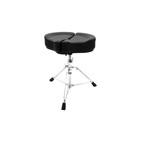 AHead Spinal Glide SPG-BL-3 Black Saddle Drum Throne Drumhocker von AHEAD