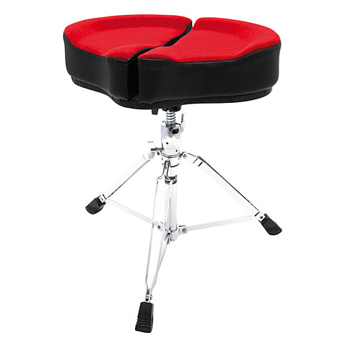 AHead Spinal Glide SPG-R-3 Red Saddle Drum Throne Drumhocker von AHEAD