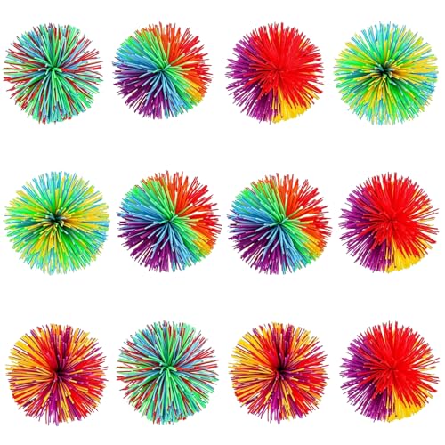 AHEJIOO 12 Stück Wuschelball 6,5cm, Bunte Hüpfbälle, Gummikugel, Für Mitgebsel Kindergeburtstag 10,9,8,7,6,5,4 Jahre/Familienspiele/Party/Mitbringsel/Freundesspiele/Outdoor Spielzeug AHEJIOO 12 Stück Wuschelball 6,5cm, Bunte Hüpfbälle, Gummikugel, Für Mitgebsel Kindergeburtstag 10,9,8,7,6,5,4 Jahre/Familienspiele/Party/Mitbringsel/Freundesspiele/Outdoor Spielzeug von AHEJIOO