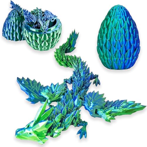 AHEJIOO Ostern Überraschungsei Drachen Figuren, Drachenei, 3D Drache, Drachenei Mit Drache, Gedruckter Beweglicher Drachen Spielzeug, 3D Drache Im Ei, Drachen Ei, Für Autos, Büros, Häuser AHEJIOO Ostern Überraschungsei Drachen Figuren, Drachenei, 3D Drache, Drachenei Mit Drache, Gedruckter Beweglicher Drachen Spielzeug, 3D Drache Im Ei, Drachen Ei, Für Autos, Büros, Häuser von AHEJIOO