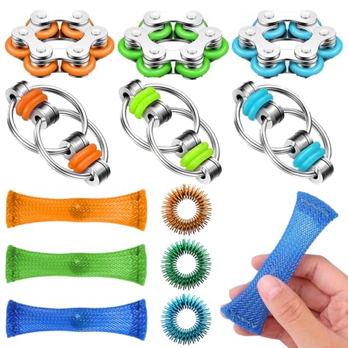 12 Stück Anti Stress Spielzeug, Fidget Toys Set for Adults - ADHD Toy, Anti-Stress Gadget, Relaxation and Fun for Children and Adults, Skills Set Stress Adults, Anti-Stress Toy, Anti Angst Geschenke 12 Stück Anti Stress Spielzeug, Fidget Toys Set for Adults - ADHD Toy, Anti-Stress Gadget, Relaxation and Fun for Children and Adults, Skills Set Stress Adults, Anti-Stress Toy, Anti Angst Geschenke von AHEJIOO