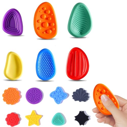Fidget Toys,Fidget Toys Erwachsene,Fidget Toys Kinder,8 Stück Orange Anti Stress Spielzeug, Sensorisches Spielzeug Für Kinder Und Erwachsene, Beruhigendes Fidget Toy Zur Entspannung Und Konzentration von AHEJIOO