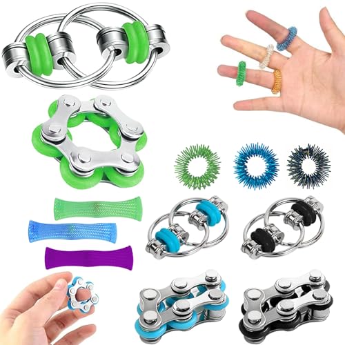12 Stück Fidget Toys, Adhs Spielzeug, Anti Stress Spielzeug, Fidget Toys Erwachsene, Adhs Spielzeug Erwachsene, Stimming Toy, Anti Stress Spielzeug Erwachsene, Beste Fidget Toys 12 Stück Fidget Toys, Adhs Spielzeug, Anti Stress Spielzeug, Fidget Toys Erwachsene, Adhs Spielzeug Erwachsene, Stimming Toy, Anti Stress Spielzeug Erwachsene, Beste Fidget Toys von AHEJIOO