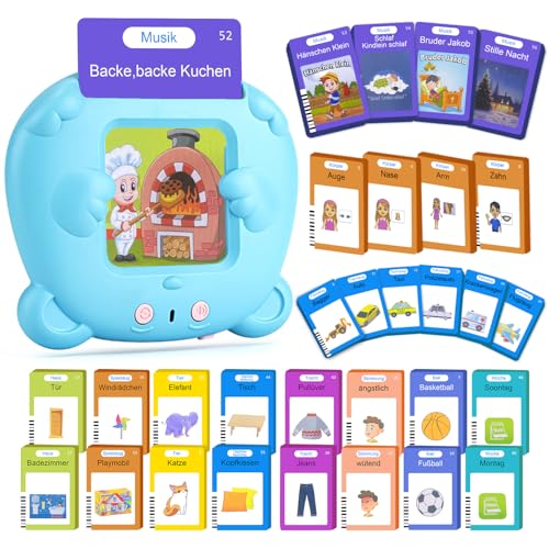 AHJ 510 Wörter Sprechende Lernkarten Deutsch, Lernkarten Deutsch 255 Blätter, Flash Karten Deutsch, Interaktives Sprachspiele Deutsch Interaktives Lernkarten für Kinder ab 2-6 Jahr AHJ 510 Wörter Sprechende Lernkarten Deutsch, Lernkarten Deutsch 255 Blätter, Flash Karten Deutsch, Interaktives Sprachspiele Deutsch Interaktives Lernkarten für Kinder ab 2-6 Jahr von AHJ