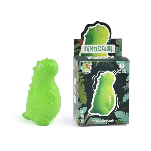 Dinosaur Magic Speed Cube Lernspiel zur Entwicklung von Intelligenz und Geschicklichkeit, bunt (Tyrannosaurus Rex) von AHMistool