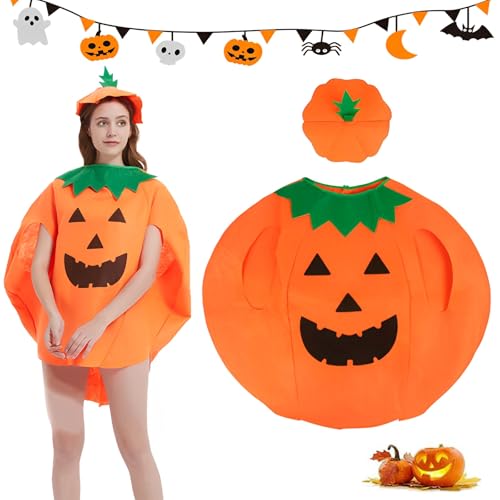 Halloween-Kürbis-Kostüm,Halloween kostüm kürbis und Hut,Kürbis Cosplay Party Kleidung,Unisex Kostüm Kürbis Outfit Kleidung,Karneval lustig Party Cosplay Kleidung Geeignet für Kinder/Erwachsene Person Halloween-Kürbis-Kostüm,Halloween kostüm kürbis und Hut,Kürbis Cosplay Party Kleidung,Unisex Kostüm Kürbis Outfit Kleidung,Karneval lustig Party Cosplay Kleidung Geeignet für Kinder/Erwachsene Person von AHYDFSR