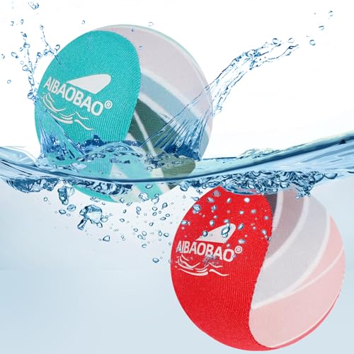Wasserball, AIBAOBAO 2 Stück Wasserball für kinder Erwachsene, Wasserhüpfball, Wasserbälle Wiederverwendbar 5.5 cm,Springen auf Wasser, Wasserspielzeug kinder für Schwimmbad Strand und Meer Wasserball, AIBAOBAO 2 Stück Wasserball für kinder Erwachsene, Wasserhüpfball, Wasserbälle Wiederverwendbar 5.5 cm,Springen auf Wasser, Wasserspielzeug kinder für Schwimmbad Strand und Meer von AIBAOBAO