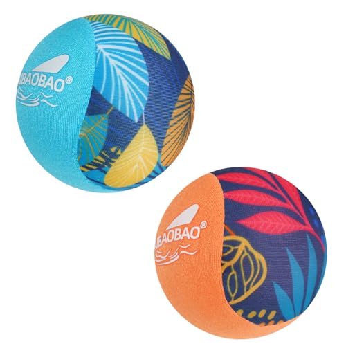Wasserball, AIBAOBAO 2 Stück Wasserball für kinder Erwachsene, Wasserhüpfball, Wasserbälle Wiederverwendbar 5.5 cm,Springen auf Wasser, Wasserspielzeug kinder für Schwimmbad Strand und Meer Wasserball, AIBAOBAO 2 Stück Wasserball für kinder Erwachsene, Wasserhüpfball, Wasserbälle Wiederverwendbar 5.5 cm,Springen auf Wasser, Wasserspielzeug kinder für Schwimmbad Strand und Meer von AIBAOBAO