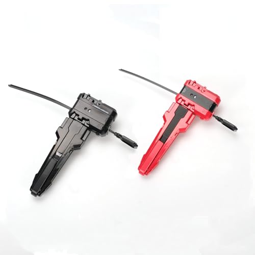 AIBREAY 2 kreisel X Launchers mit Griff, Kampfkreisel Starter Set, Battling Tops Launcher, Battle Spinner Starters, Kompatibel mit X-Serien kreisel, Schwarz Rot Set von AIBREAY