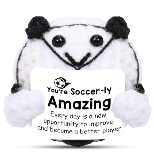 AICase Fussball Geschenke Jungen Positiver Gehäkelter Fussball Mini-Puppe Fussball zur Emotionalen Unterstützung Geschenk Emotionales Unterstützungsgeschenk für Kinder und Erwachsene Männer Frauen AICase Fussball Geschenke Jungen Positiver Gehäkelter Fussball Mini-Puppe Fussball zur Emotionalen Unterstützung Geschenk Emotionales Unterstützungsgeschenk für Kinder und Erwachsene Männer Frauen von AICase