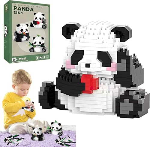 AIDIER 3 In1 Panda Mini Bausteine Set - Niedliche Tiere Klemmbausteine - Geschenke für Erwachsene und Kinder ab 7 Jahren AIDIER 3 In1 Panda Mini Bausteine Set - Niedliche Tiere Klemmbausteine - Geschenke für Erwachsene und Kinder ab 7 Jahren von AIDIER