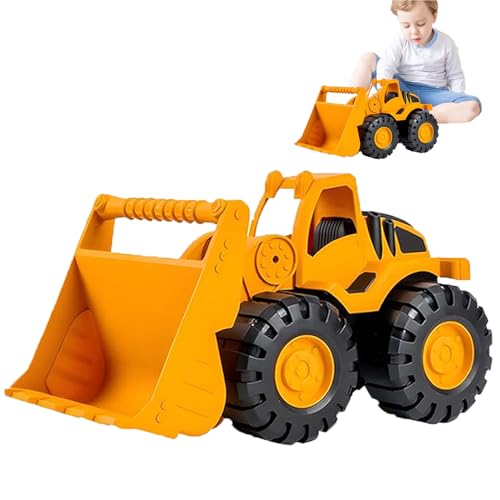 AIDODIA 3 Stück Sandspielzeug Bagger Sandkasten,Verwendung Kipplaster Bagger Strandspielzeug Auto,Reifen aus Softmaterial,Spielstabil Sandspielzeug ab 1-5 Jahr Mädchen Junge Sommerspielzeug (A 1PCS) von AIDODIA