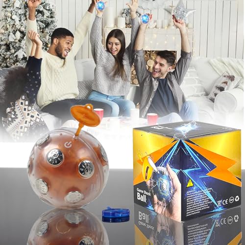 AIDODIA Electric Shock Ball Hot Potato Game- Elektroschock Spiel, HeißE Kartoffel Spiel Mit Elektrischen SchläGen | Tragbares Scherzspielzeug Aus Abs-Material, Bequemes ZubehöR FüR Partys (B) von AIDODIA