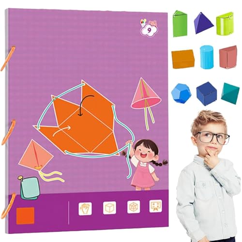 Pull String 3d Geometry Lernbuch Mit Zugschnur- Geometrie FüR AnfäNger Lernspielzeug-Mit Geflochtenem Seildesign Zum Erlernen Von Volumen-Und OberfläChenformeln Geschenk FüR Jungen Und MäDchen (9) Pull String 3d Geometry Lernbuch Mit Zugschnur- Geometrie FüR AnfäNger Lernspielzeug-Mit Geflochtenem Seildesign Zum Erlernen Von Volumen-Und OberfläChenformeln Geschenk FüR Jungen Und MäDchen (9) von AIDODIA