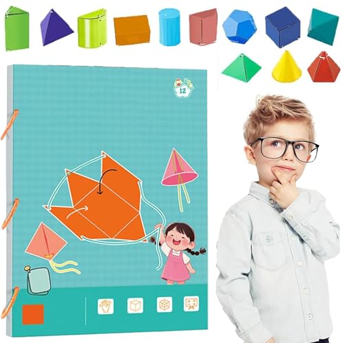 Pull String 3d Geometry Lernbuch Mit Zugschnur- Geometrie FüR AnfäNger Lernspielzeug-Mit Geflochtenem Seildesign Zum Erlernen Von Volumen-Und OberfläChenformeln Geschenk FüR Jungen Und MäDchen (12) Pull String 3d Geometry Lernbuch Mit Zugschnur- Geometrie FüR AnfäNger Lernspielzeug-Mit Geflochtenem Seildesign Zum Erlernen Von Volumen-Und OberfläChenformeln Geschenk FüR Jungen Und MäDchen (12) von AIDODIA
