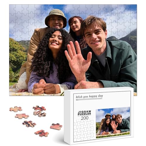 AIFLM Puzzle Personalisiert Mit Eigenem Foto 200/300/500/1000/2000/3000 Teil Persönliche Puzzles Mit Eigenem Bild Geschenk von AIFLM