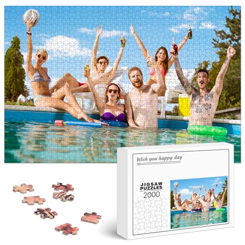 AIFLM Personalisiertes Puzzle Mit Eigenem Foto - 200/300/500/1000/2000/3000 Teile - Persönliches Geschenk Mit Eigenem Bild von AIFLM
