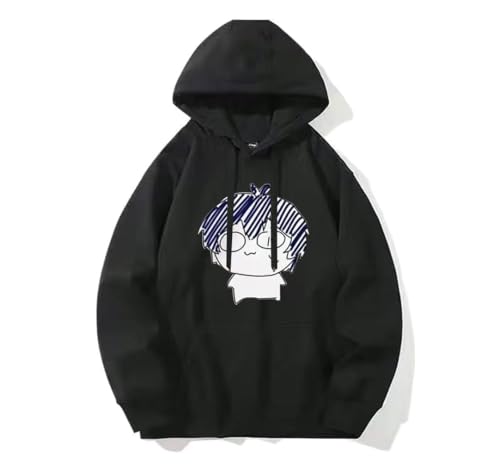 AIGOUT Blue Lock Kapuzenpullover, schwarz, langärmelig, lässig, modisch, Sport, Weatshirts (Typ 5, M) von AIGOUT