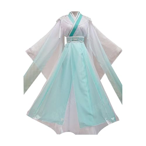 AIGOUT Tian Guan Ci Fu Cosplay-Kostüm, He Xuan und Shi Qing Xuan, Cosplay, chinesische alte Hanfu-Robe, traditionelle Kleidung für Halloween, Anime-Rollenspiele, komplettes Set Outfits (Shi Qing Xuan AIGOUT Tian Guan Ci Fu Cosplay-Kostüm, He Xuan und Shi Qing Xuan, Cosplay, chinesische alte Hanfu-Robe, traditionelle Kleidung für Halloween, Anime-Rollenspiele, komplettes Set Outfits (Shi Qing Xuan von AIGOUT