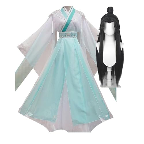 AIGOUT Tian Guan Ci Fu Cosplay-Kostüm, He Xuan und Shi Qing Xuan, Cosplay, chinesischer alter Hanfu-Robe, traditionelle Kleidung für Halloween, Anime-Rollenspiele, komplettes Set Outfits (Shi Qing von AIGOUT