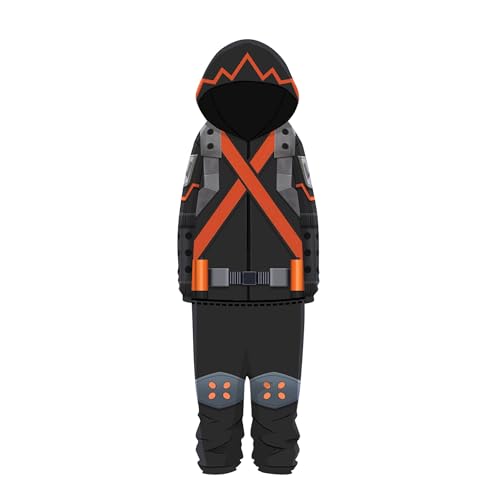 My Hero Academi Tier Onesies Pyjama Midoriya Izuku/Todoroki Shouto/Bakugō Katsuki Anime Cosplay Halloween Party Kostüm für MHA Fans Uni (Typ 1, L) von AIGOUT