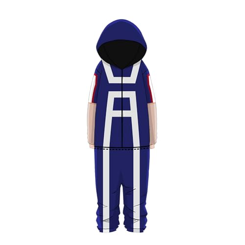 My Hero Academi Tier Onesies Pyjama Midoriya Izuku/Todoroki Shouto/Bakugō Katsuki Anime Cosplay Halloween Party Kostüm für MHA Fans Uni (Typ 2, XL) von AIGOUT
