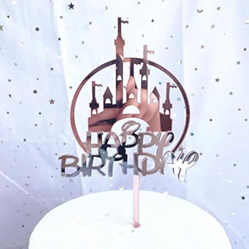 AILEXI 1 Graf Acryl Glitter Kuchen Dekorieren Topper - Alles Gute zum Geburtstag Pink Castle AILEXI 1 Graf Acryl Glitter Kuchen Dekorieren Topper - Alles Gute zum Geburtstag Pink Castle von AILEXI