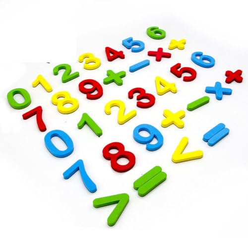 AILYFIRMO Magnetische englische Alphabet-Aufkleber, 26 Stück, magnetische Buchstaben, Alphabet-Kühlschrankmagnete, Lernspielzeug für die frühe Bildung von Kindern (1 Set Numbers) von AILYFIRMO