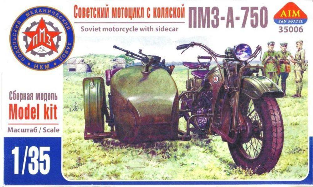 PMZ-A-750 Soviet motorcycle with sidecar PMZ-A-750 Soviet motorcycle with sidecar von AIM Fan Model