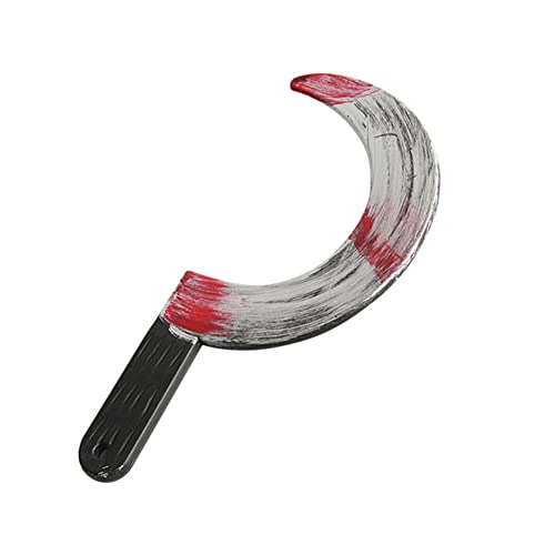 AIMEJZM Blutige Halloween-Waffen, Messer, Sichel, Machete, Küchenmesser, Requisite, gefälschtes, realistisches, blutendes Messer, Spielzeug für Halloween-Party-Kostümzubehör AIMEJZM Blutige Halloween-Waffen, Messer, Sichel, Machete, Küchenmesser, Requisite, gefälschtes, realistisches, blutendes Messer, Spielzeug für Halloween-Party-Kostümzubehör von AIMEJZM