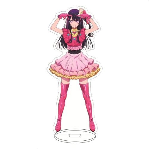 AIPILEI Anime Oshi no Ko Acryl Stehfigur doppelseitig transparent Ständer Miniatur-Actionfigur Desktop-Dekoration 16 cm (Typ 29, 16 cm) von AIPILEI