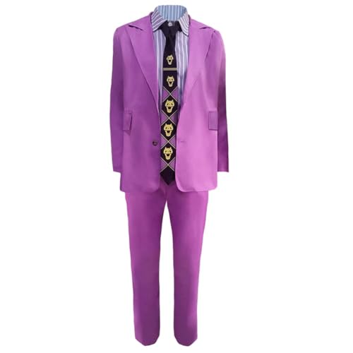 AIPILEI Anime Stone Ocean Cosplay Kostüm Cujoh Jolyne Kleid Uniform Kakyoin Noriaki Kostüm Kira Yoshikage Anzug Uniform für Halloween Karneval Anime Ausstellung (Kira Yoshikage, M) von AIPILEI