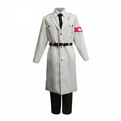 AIPILEI Anime Titan Cosplay Kostüm Reiner Braun/Pieck Finger/Eren Jaeger Uniform Kostüm Cartoon Rollenspiel Outfits Halloween Komplettes Set (Reiner Braun, 3XL) von AIPILEI
