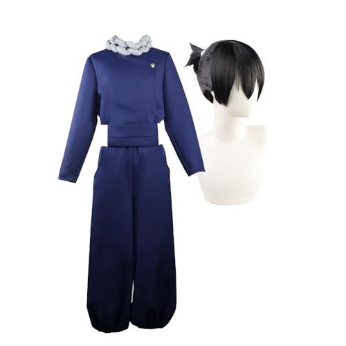 AIPILEI Ieiri Shoko Mechamaru Ultimate Miwa Kasumi Cosplay Kostüm Anime JJK Cosplay Outfit Komplettes Set Halloween Karneval Mottoparty Dress Up Anzug (Mechamaru Ultimate + Perücke, XXL) von AIPILEI