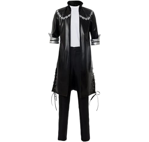 AIPILEI My Hero Academia Dabi Cosplay-Kostüm, Mantel, Hemd, Hose, komplettes Set für Maskerade, Halloween-Party, B-Set, L von AIPILEI