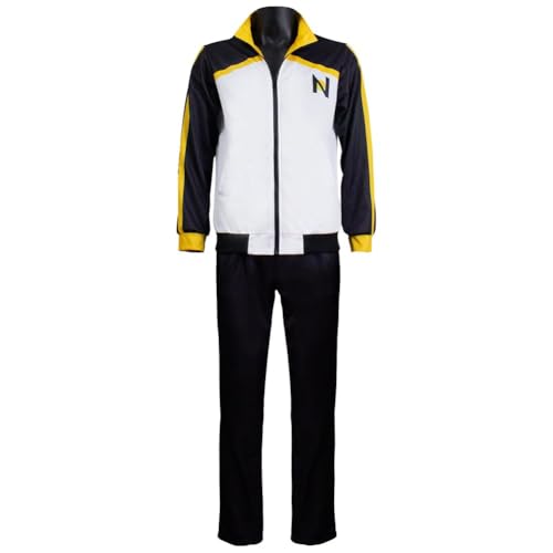 AIPILEI Natsuki Subaru Cosplay Kostüm Anime Re:0 Cosplay Kostüm Sets Full Zip Casual Jogging Gym Anzug Jacke (Top + Hose, XXL) von AIPILEI