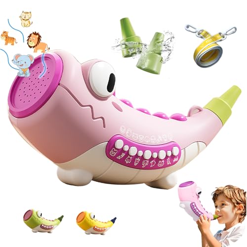 AIRCADIA Tiergeräusche Spielzeug für Kinder Kleinkinder, Tierrufer Spielzeug Horn mit 2 Modi 30 Effekte, Outdoor Discovery Animal Caller Toys for Kids Toddlers Hunting Toys Alter 3 8 Jahre (pink) AIRCADIA Tiergeräusche Spielzeug für Kinder Kleinkinder, Tierrufer Spielzeug Horn mit 2 Modi 30 Effekte, Outdoor Discovery Animal Caller Toys for Kids Toddlers Hunting Toys Alter 3 8 Jahre (pink) von AIRCADIA