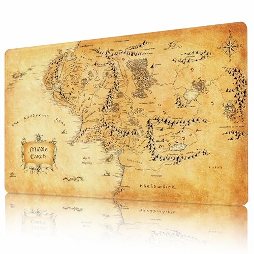 MTG Spielmatte 24" x 14" TCG Karten Spielmatte mit Genähte Kanten und Glatte Gummioberfläche für Kartenspiele Anti-Rutsch Gaming Spielmatte Kampfspielmatte mit Kostenlose Aufbewahrungstasche von AIRCBC