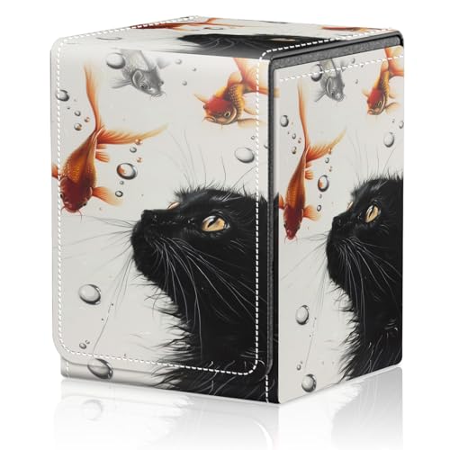 AIRWEE Card Deck Box für MTG Sammelkarten, Magic Card Box kann 110+ Single Sleeved Karten aufnehmen, Wasserdichtes PU-Ledermaterial, Starke Magnetschnalle Kartenset Box Geeignet für TCG CCG, Carp AIRWEE Card Deck Box für MTG Sammelkarten, Magic Card Box kann 110+ Single Sleeved Karten aufnehmen, Wasserdichtes PU-Ledermaterial, Starke Magnetschnalle Kartenset Box Geeignet für TCG CCG, Carp von AIRWEE