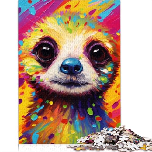 1000 Large Piece Jigsaw Puzzle for Adults Meerkat Easy Adult Jigsaw Puzzles Wooden Puzzles for Adults Puzzle Gifts Educational Game Challenge Toy 1000pcs（50x75cm） von AITEXI